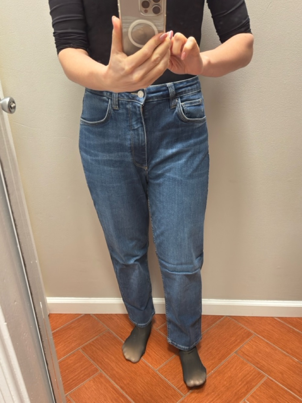 Guess Blue Denim Mom Jeans